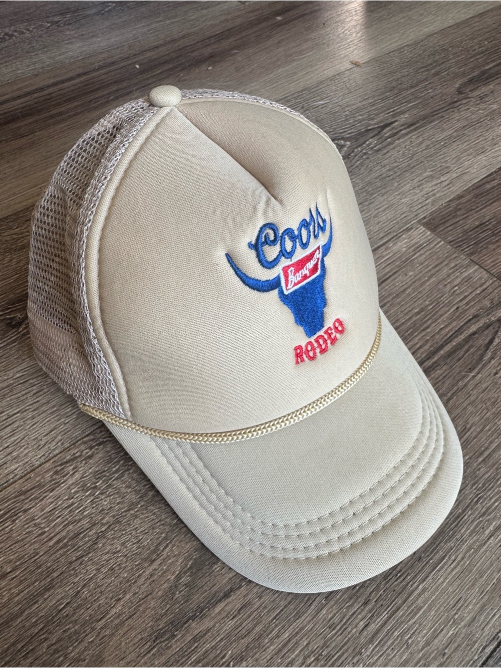 Coors Banquet Rodeo Embroidered Trucker Hat